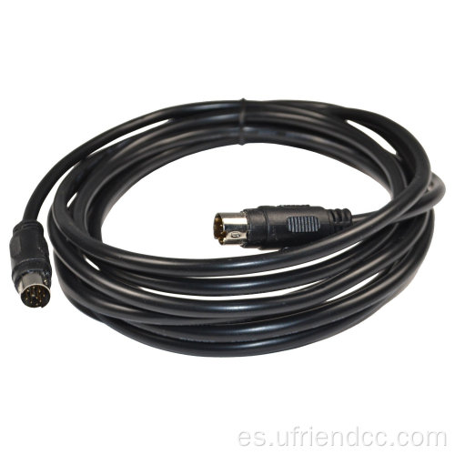UL2464 26AWG 4P/5P/6P/7P/8P/9P Cable de entrada de audio Minidin